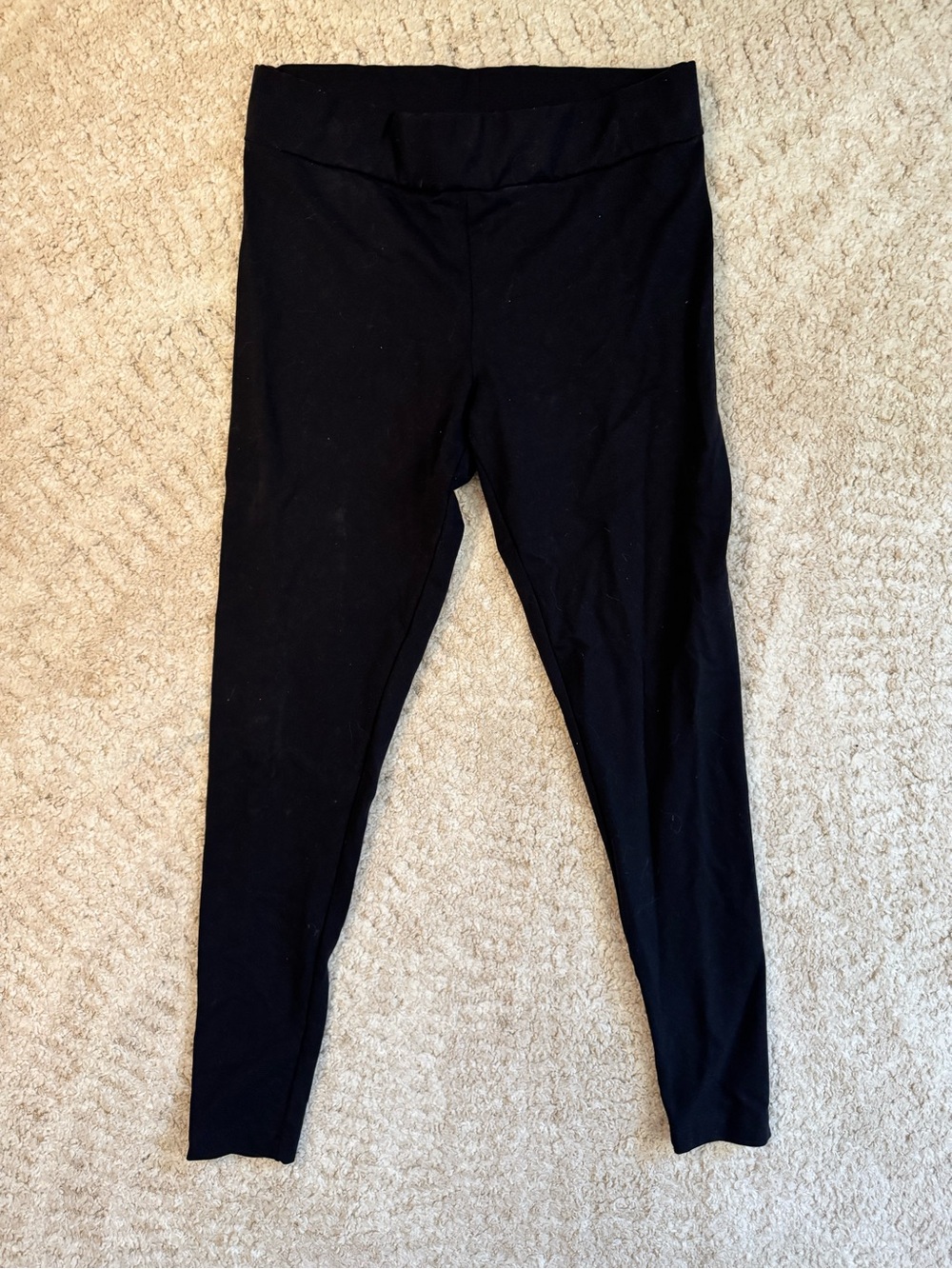 Matty M solid black leggings - size M